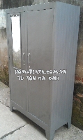 Tủ tôn treo quần áo gia đình màu ghi đá - phiên bản A
